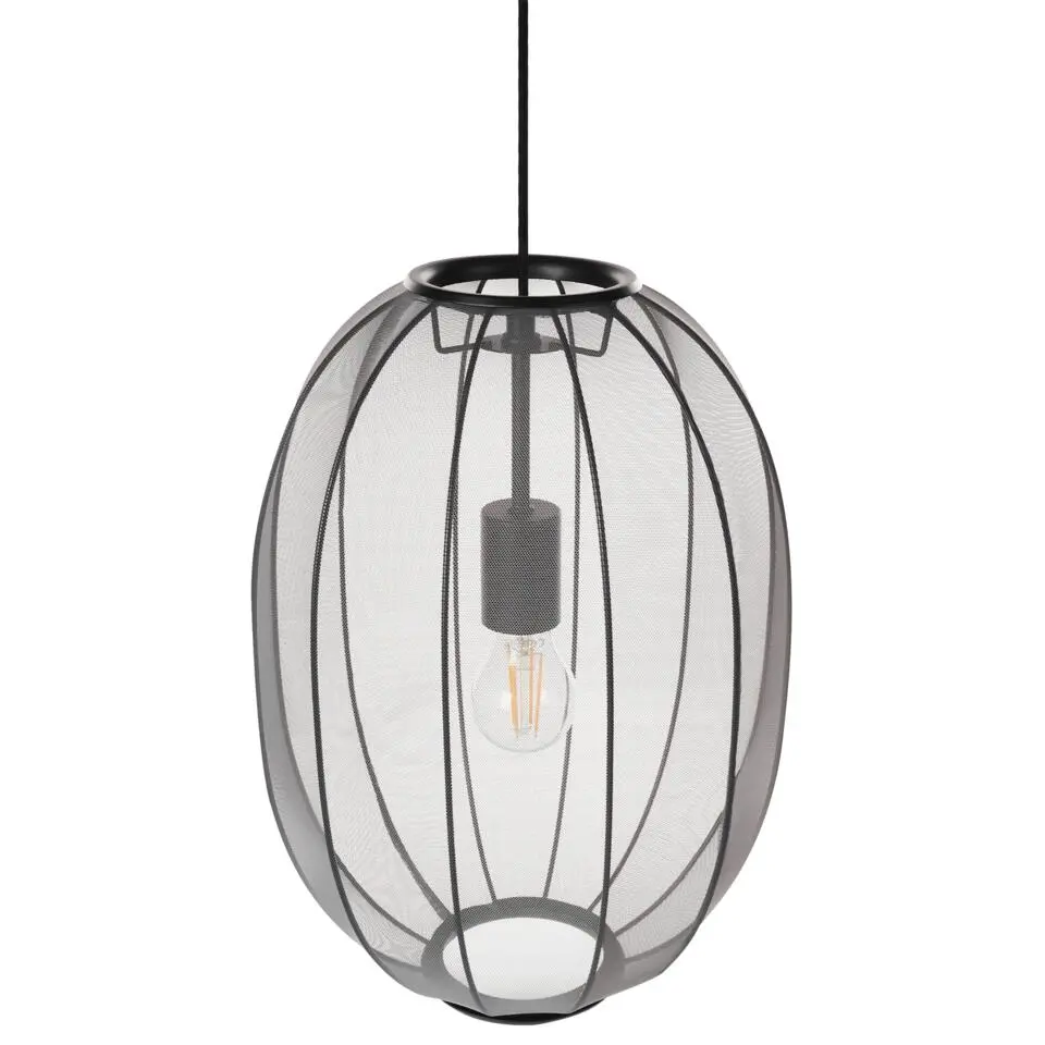 PADAMO - Hanglamp - Zwart - Nylon