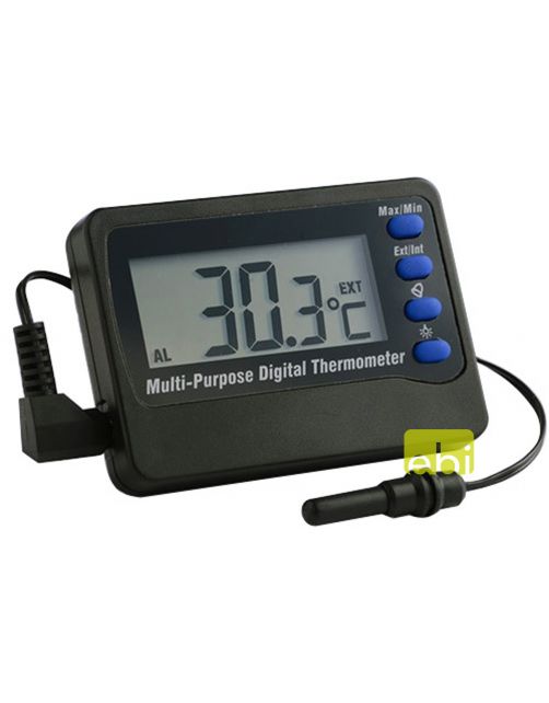 Europet Bernina Digitale Thermometer - Aquarium Toebehoren - Zwart -50-70 C