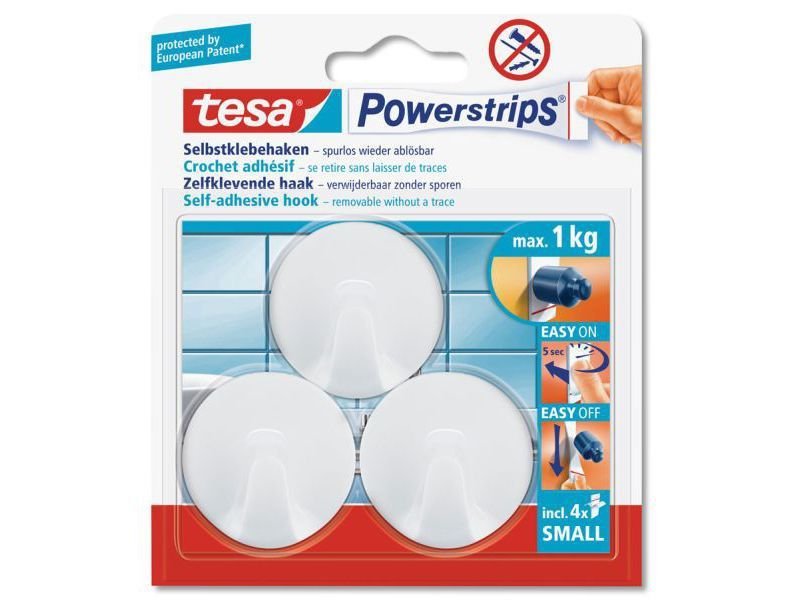 Tesa Powerstrips Rundhaken