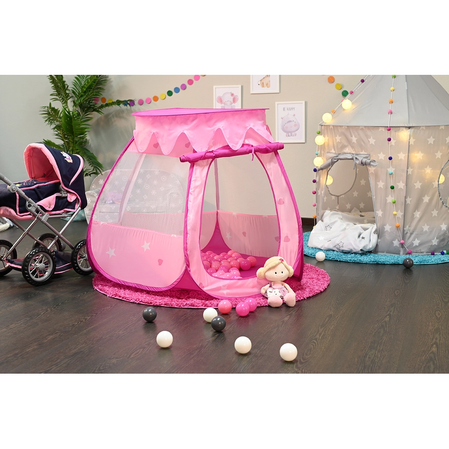 knorr toys® Spielzelt Bella mit 100 Bällen, pink