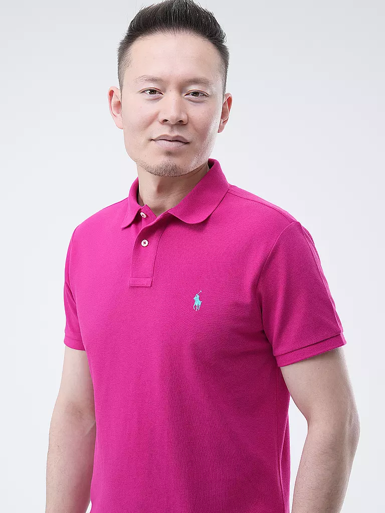 POLO RALPH LAUREN Poloshirt Custom Slim Fit pink