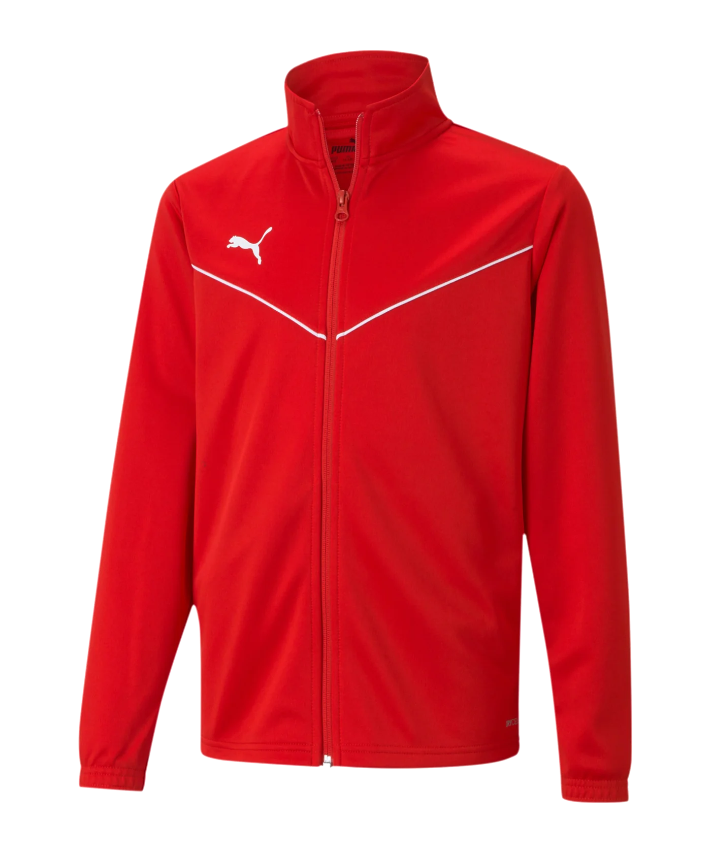 PUMA teamRISE Poly Trainingsjacke Kids Rot F01