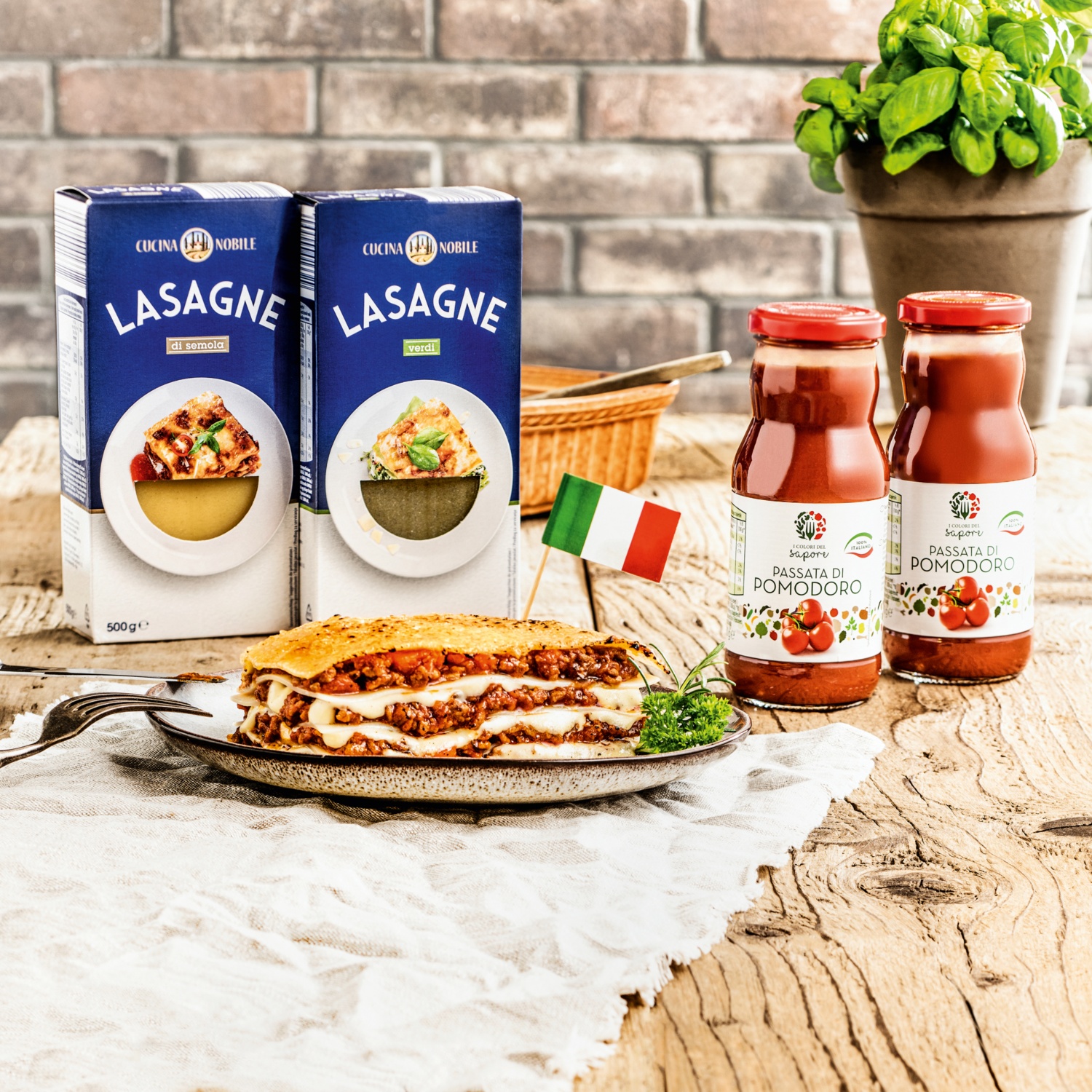 CUCINA NOBILE Lasagneblätter, Natur 500 g