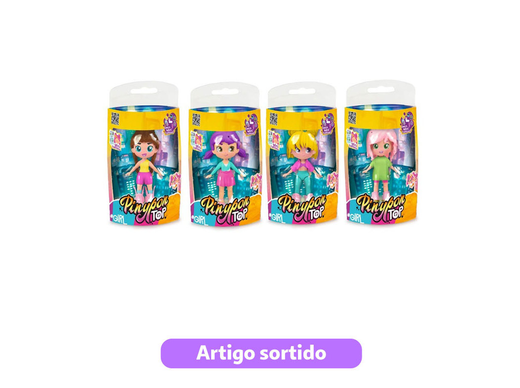 FIGURA TOP #GIRLS PINYPON MODELOS SORTIDOS