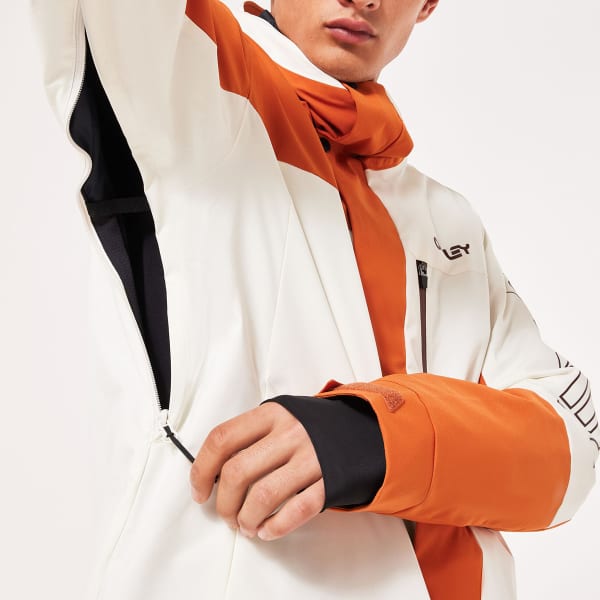 Veste de ski OAKLEY TNP TBT INSULATED JKT ARCTIC WHITE / GINGER