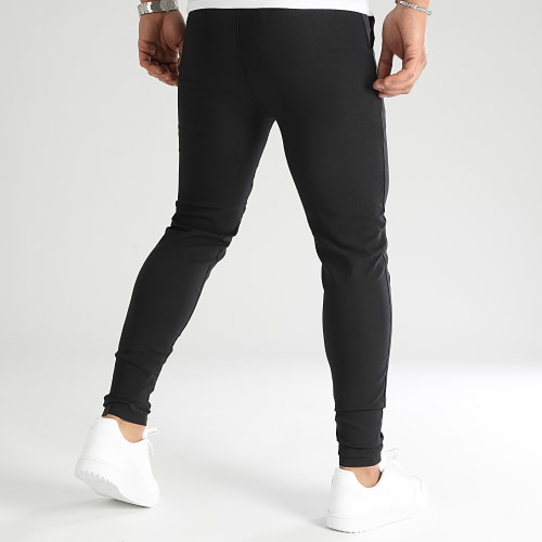Lot De 2 Pantalons Chino Noir Vert Kaki