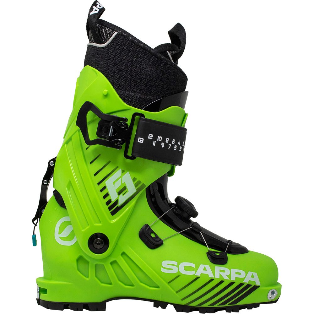 Scarpa F1 Junior Touren Skischuhe Kinder green lime