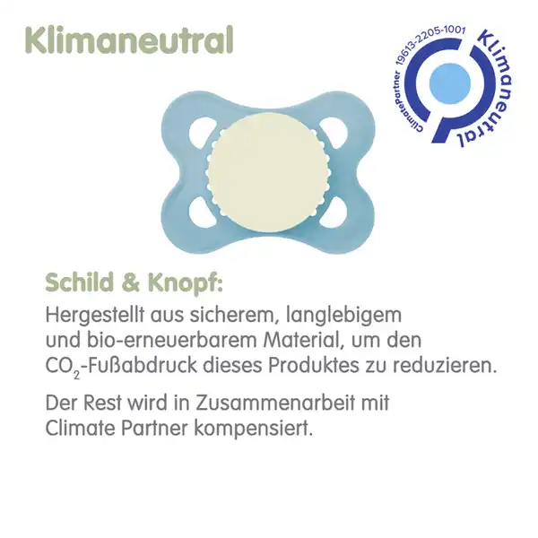 Schnuller Original Night, Silikon, 0-6 M., Vogel / Mond