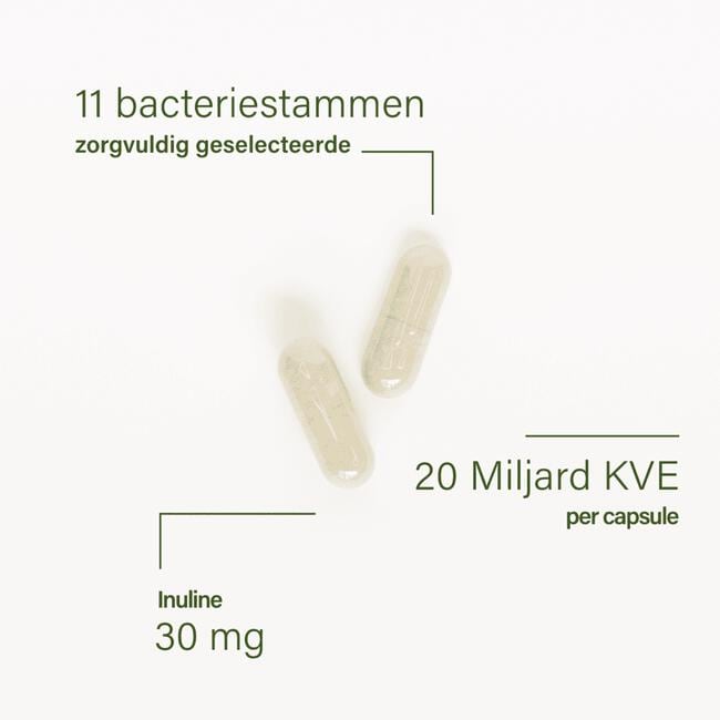 Nupure probaflor - Probiotica complex, hooggedoseerd met inulin, 30 capsules