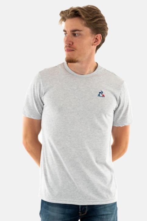 Tee shirt le coq sportif 2423687 gris chiné clair