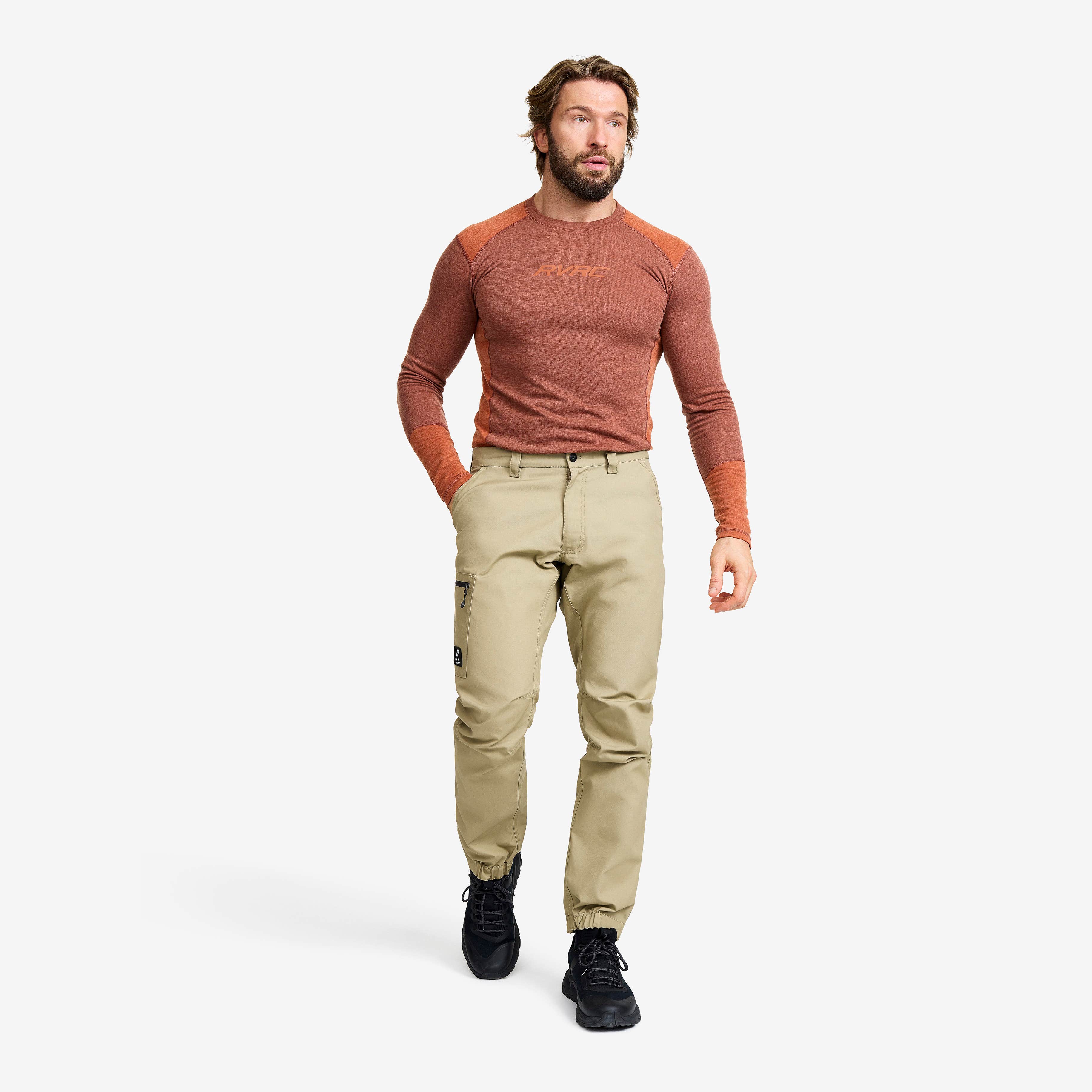 Outdoor Basic Pants Herre Khaki
