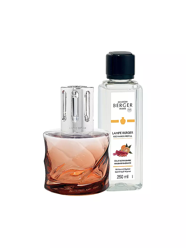 MAISON BERGER PARIS Set Flacon Spirale Rose 250ml Eclat de Rhubarb rosa