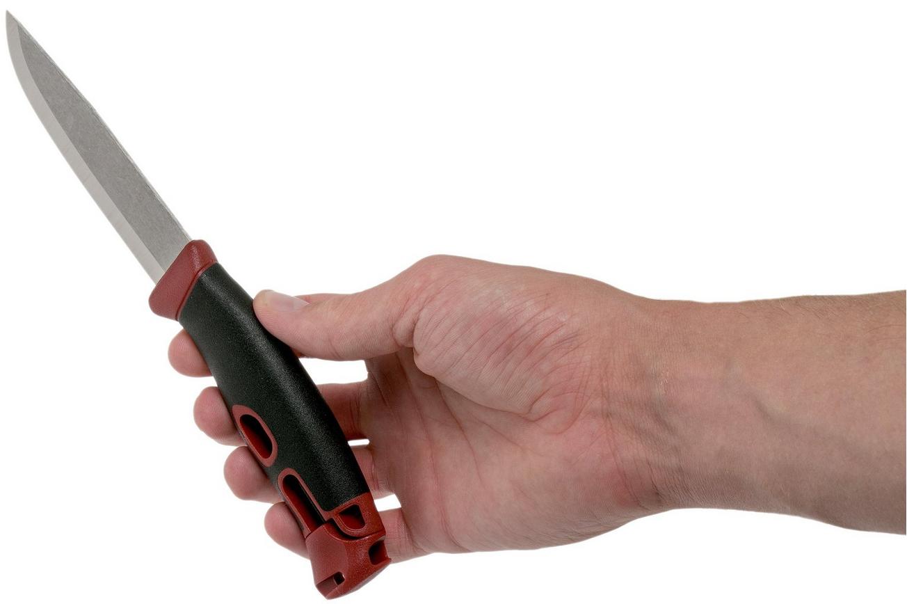 Morakniv Companion Spark 13571 Red, bushcraftmes met firesteel