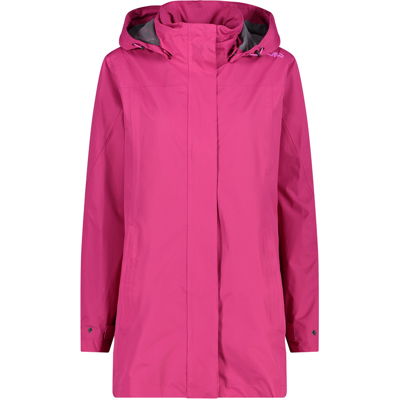 CMP Damen Rain Hoodie Button Jacke