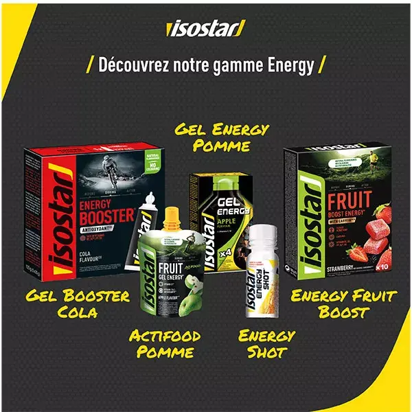 Isostar Fruit Gel Énergétique Actifood Exotique Gourde 90g