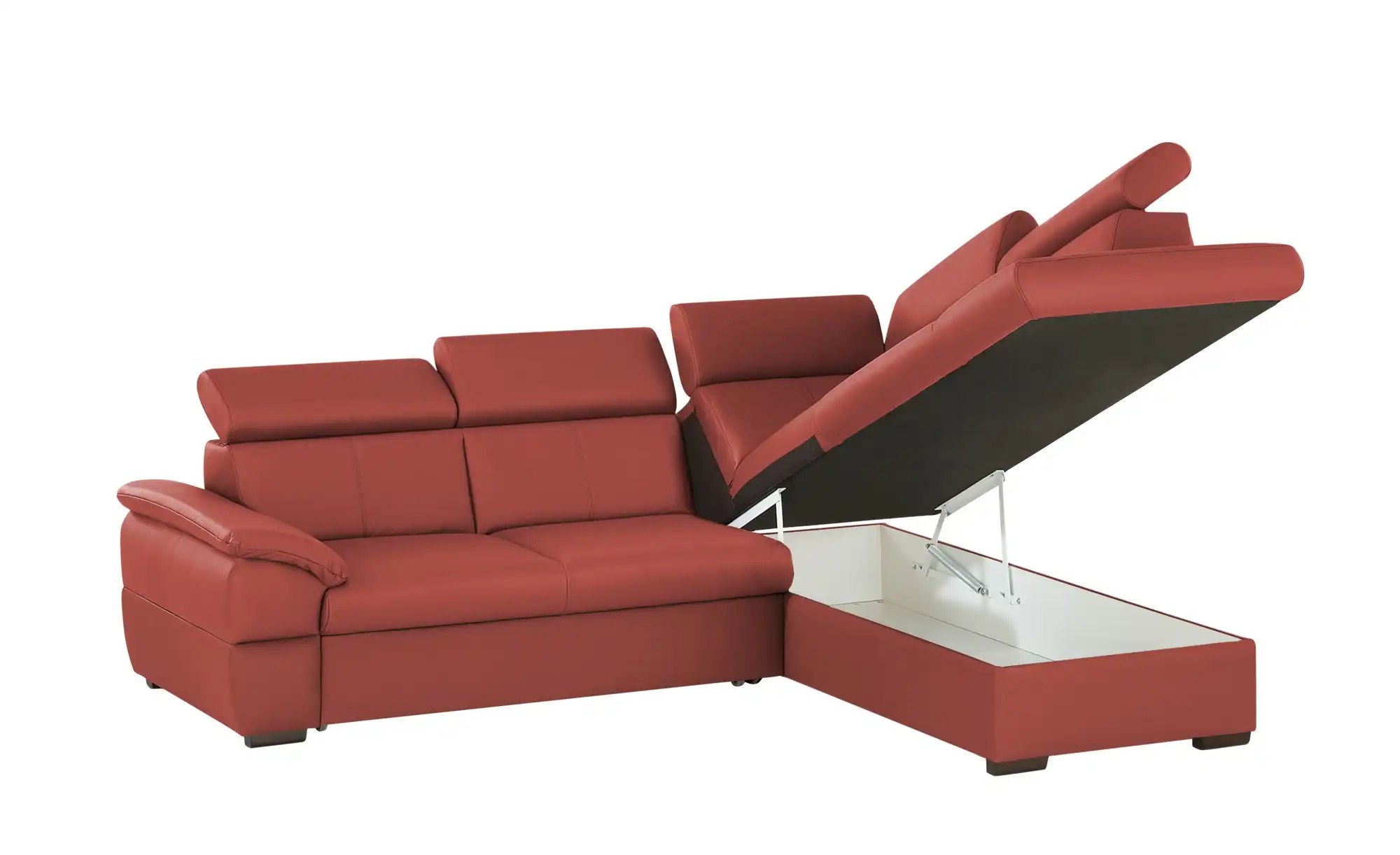 uno Ecksofa aus Echtleder Town