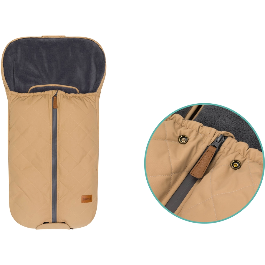 fillikid Winterfußsack Nevado für Babyschale Cappuccino
