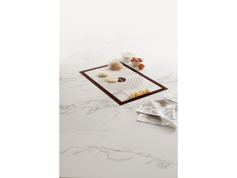 Lékué Backmatte mit Massangaben, Silikon, 60 x 40 cm Antihaft-Backmatte