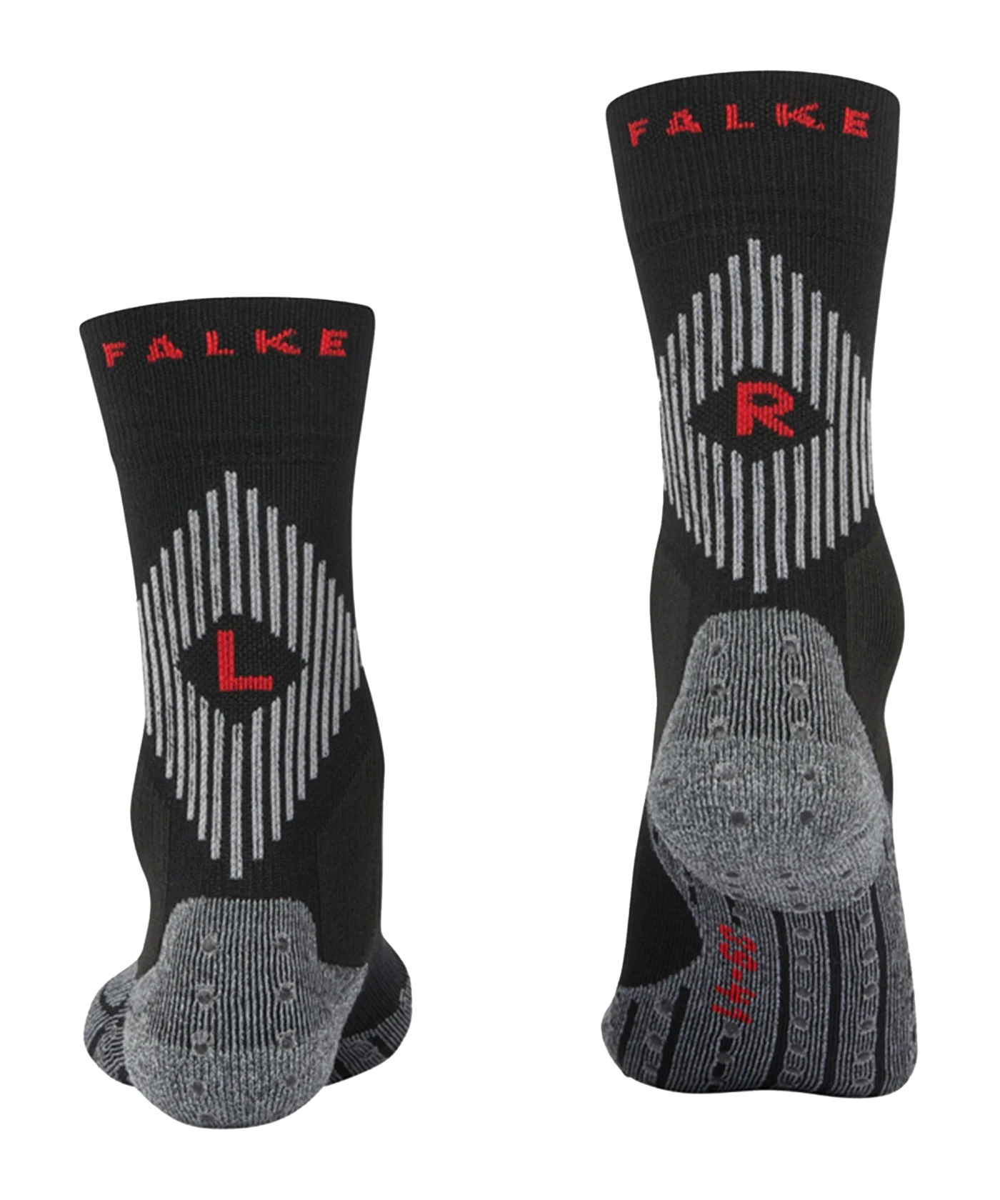 FALKE 4 Grip Socken Schwarz F3019