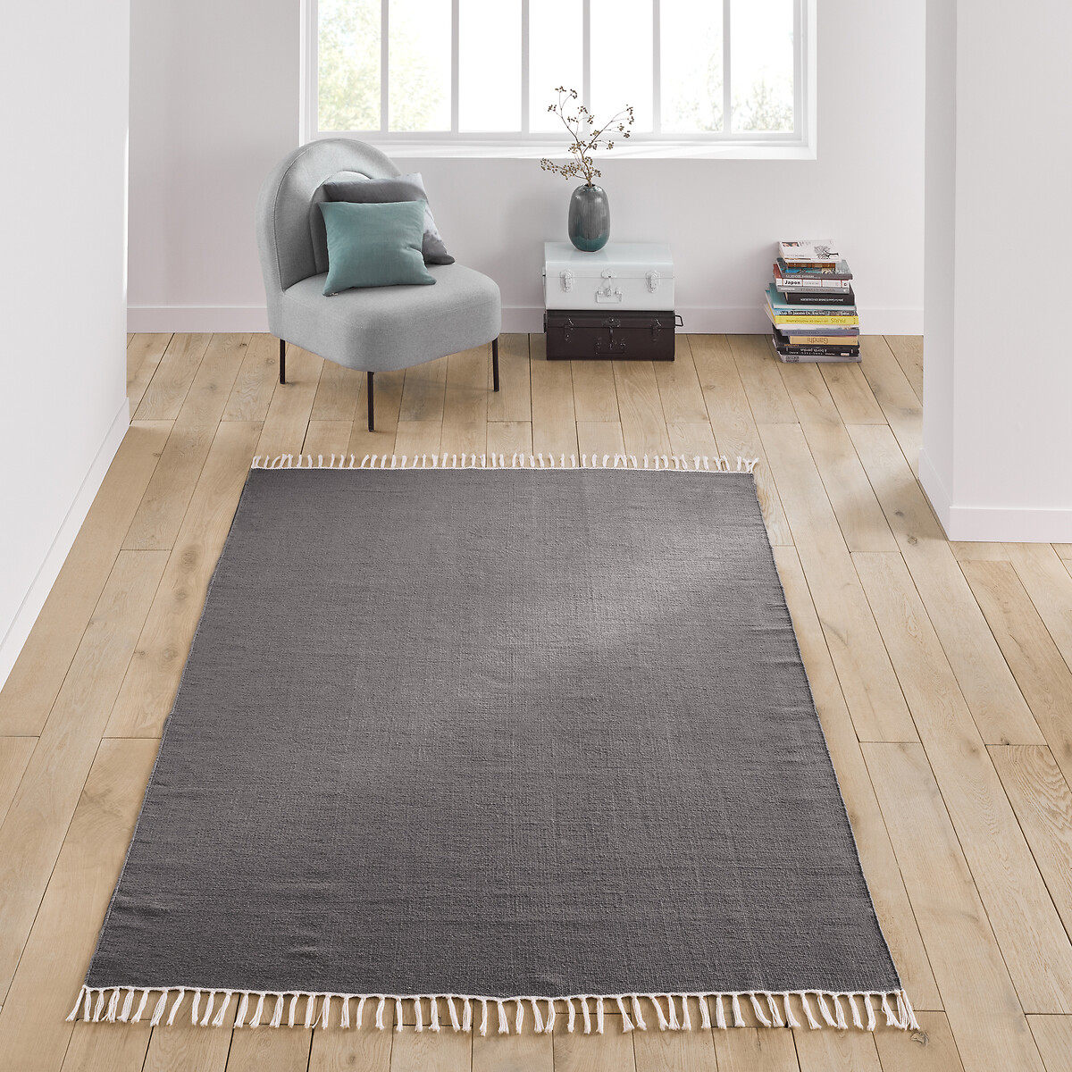 LA REDOUTE INTERIEURS<br>Tapete interior/exterior Azalée em poliéster reciclado