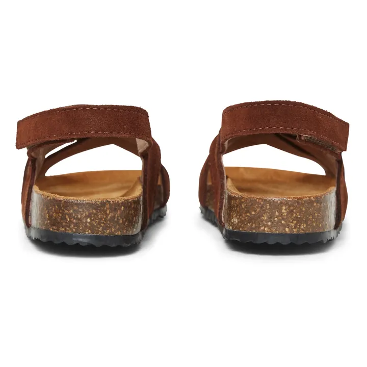 Pèpè Sandales Tressées Suede - Two Con Me | Marron