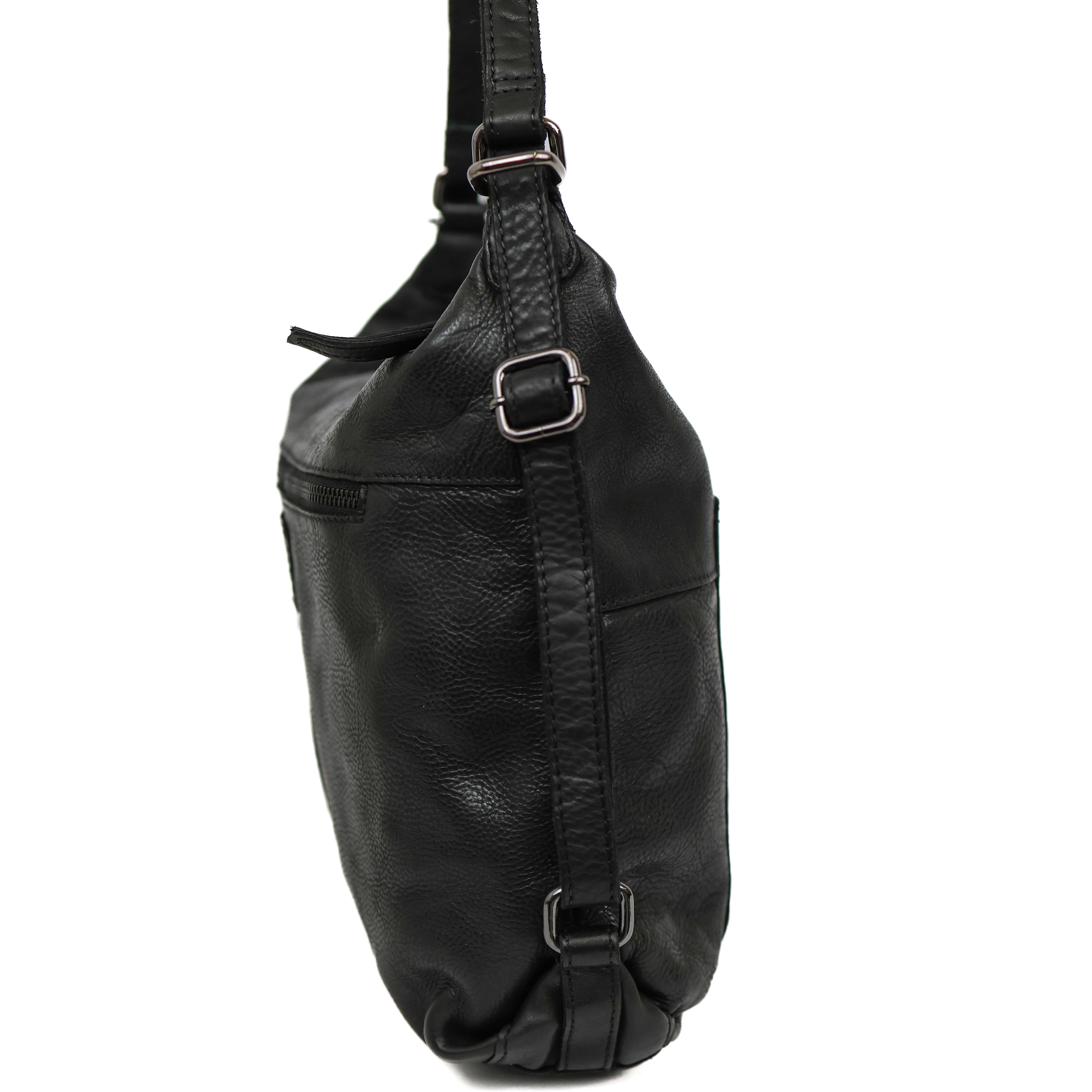 Rugzak/handtas 'Veerle' zwart Black