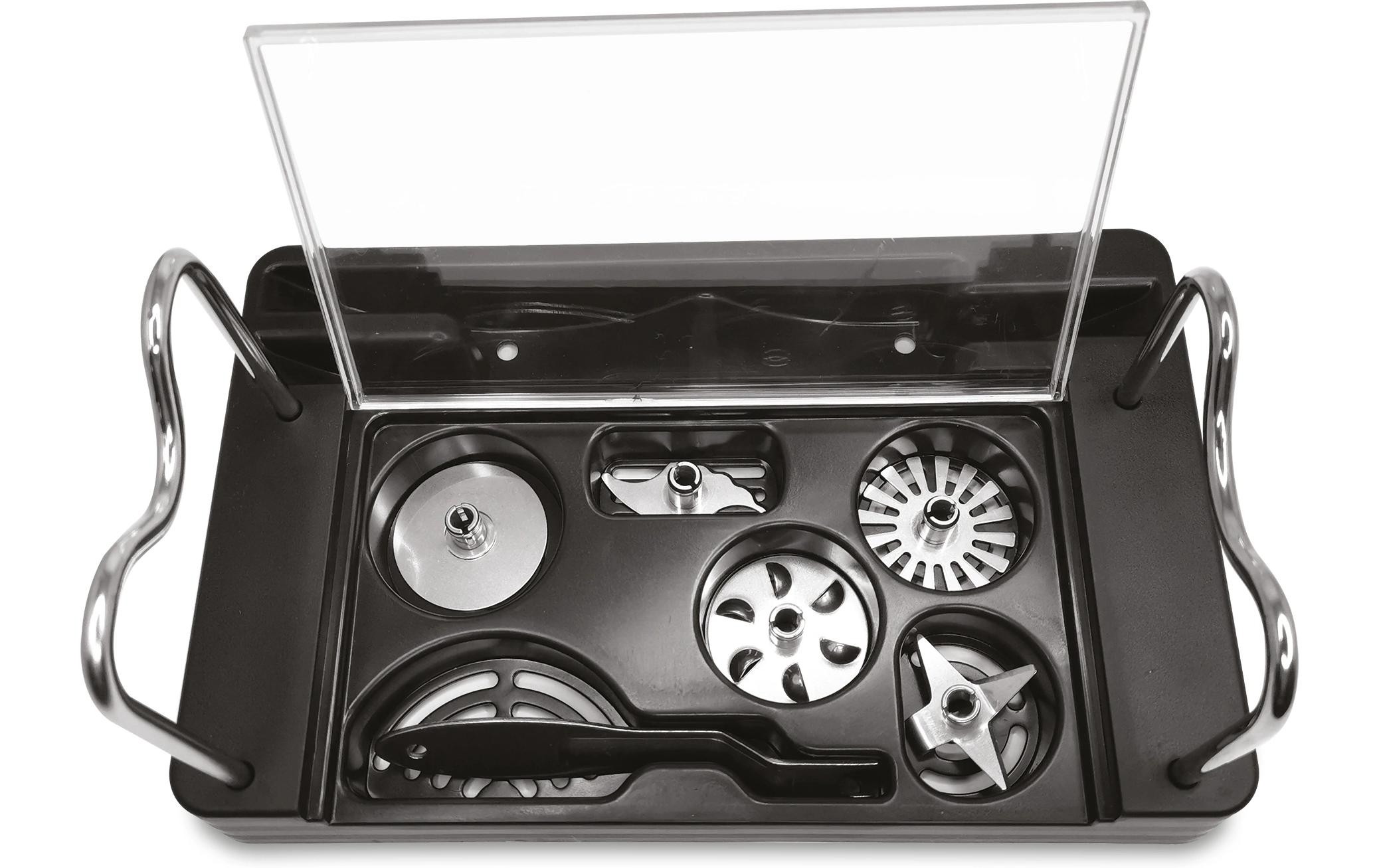 Stabmixer OHM-HMX-1005SET Schwarz/SilberStabmixer mit Zubehör