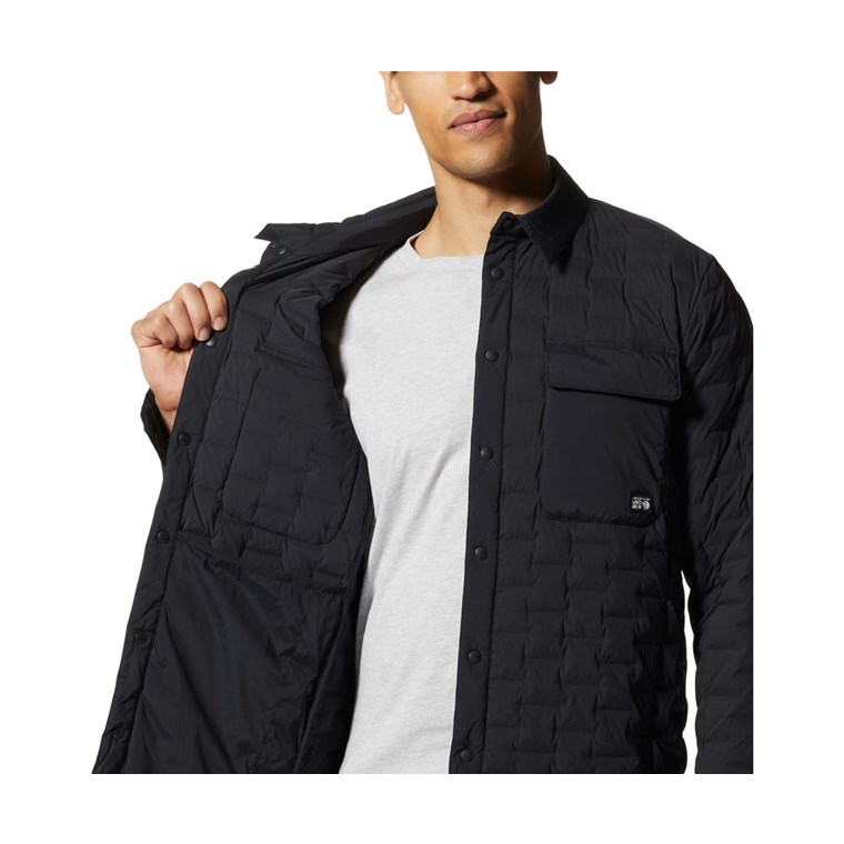 Mountain Hardwear Stretchdown Light Shacket Men Black