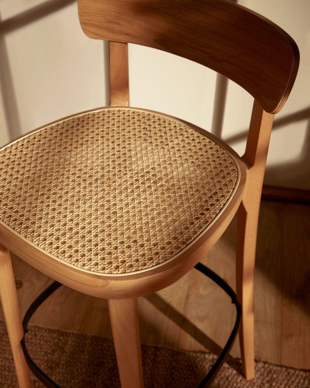 Kave Home Romane barkruk 76 naturel