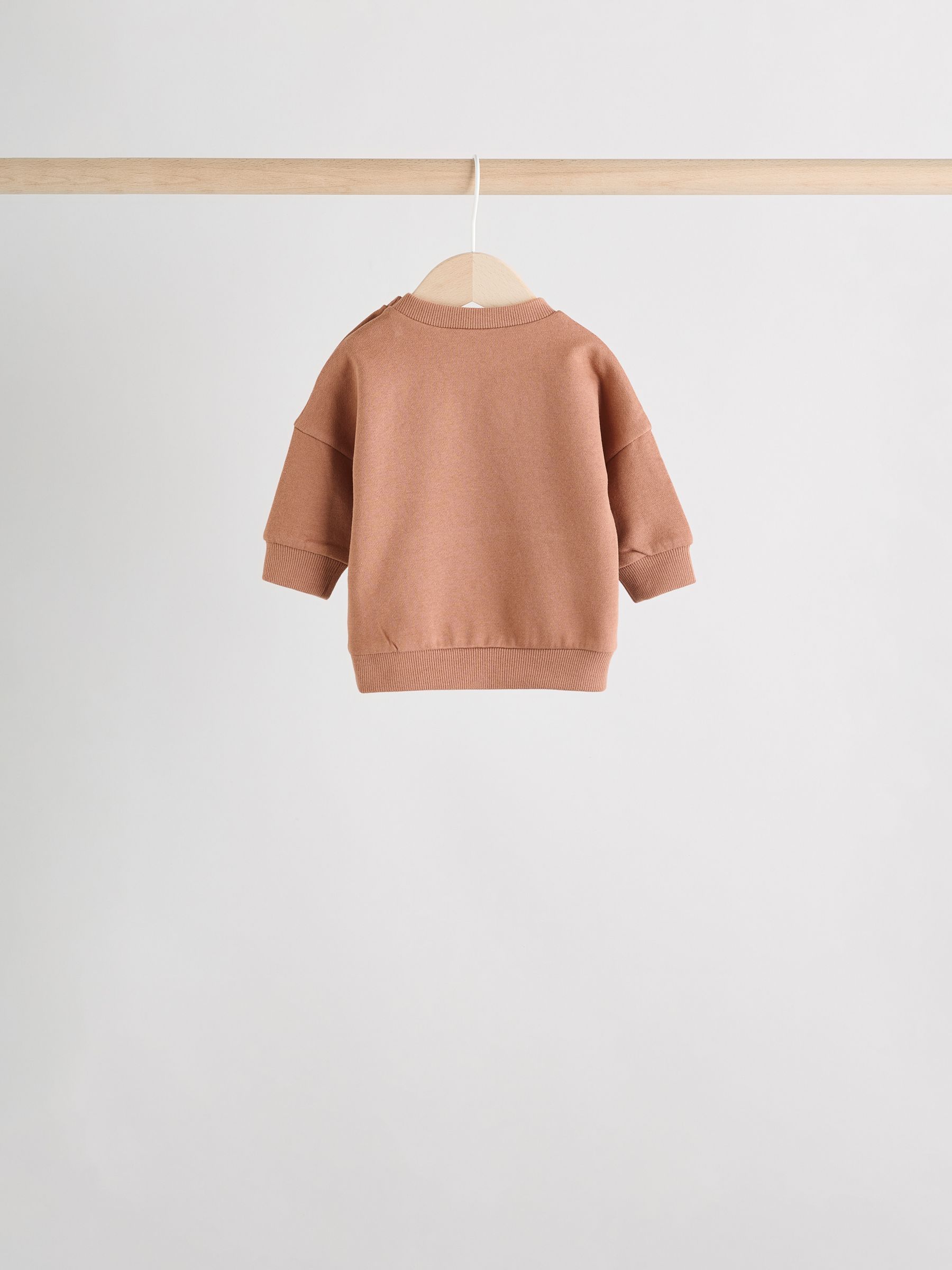 Mineraalkleurig - Baby Sweatshirt en Joggingbroeken Set 6 stuks (0mnd-3jaar)
