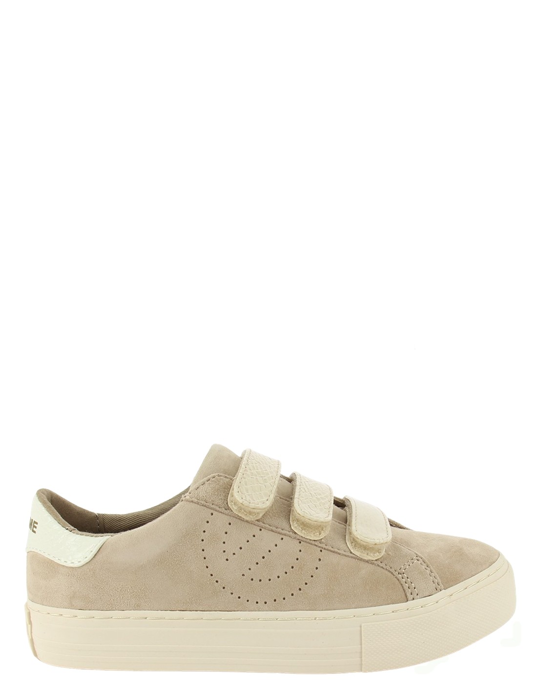 no name baskets de ville femme Arcade Straps daim taupe