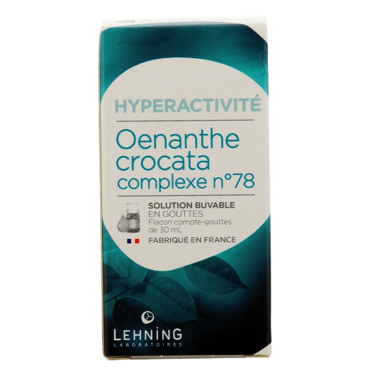 Complexe n°78 Oenanthe Crocata Hyperactivité - Lehning