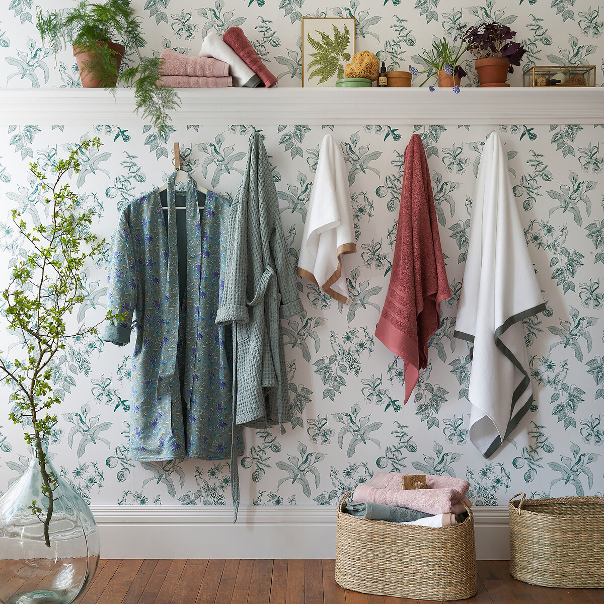 LA REDOUTE INTERIEURS<br>Cesta em tecido herbário Dancie