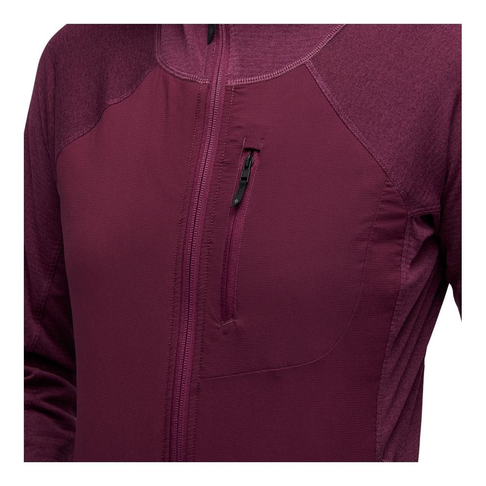 Black Diamond COEFFICIENT LT HYBRID - Sweat Femme blackberry
