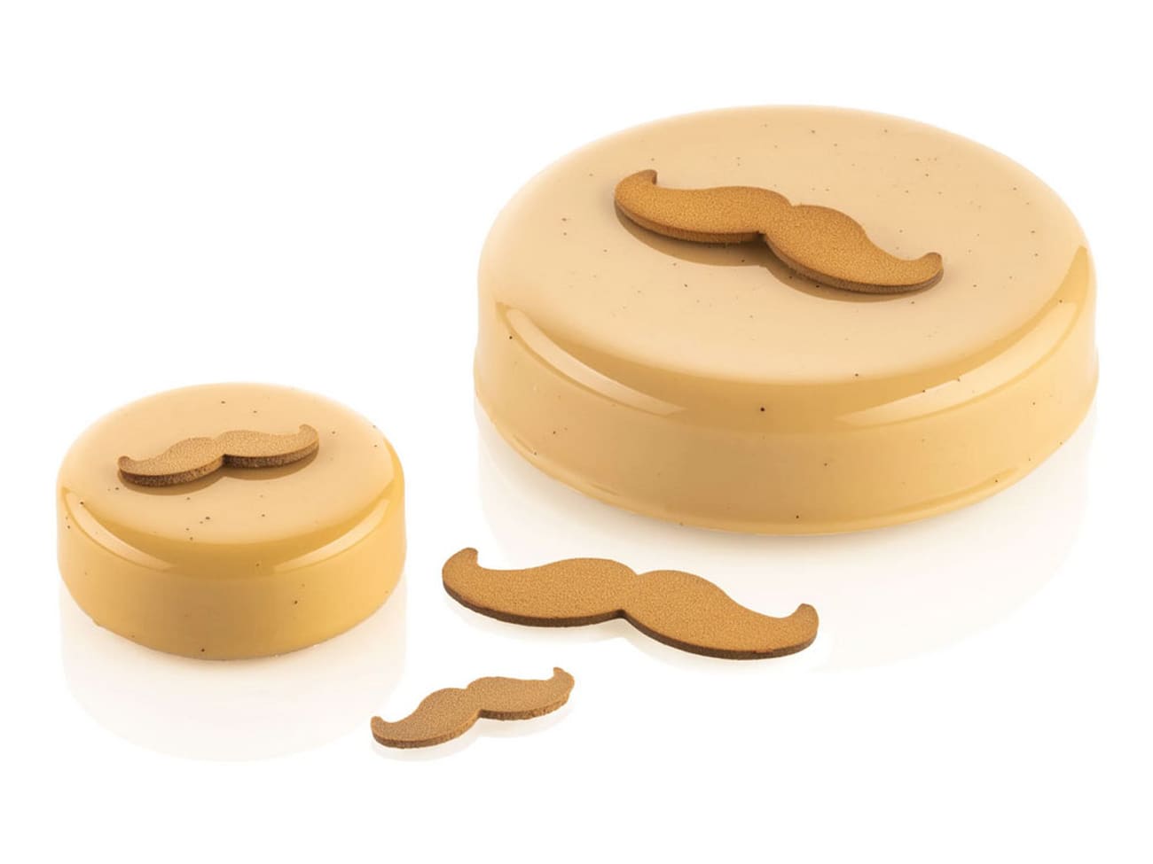 Chablon en silicone (x 2) - 43 Moustaches - Silikomart
