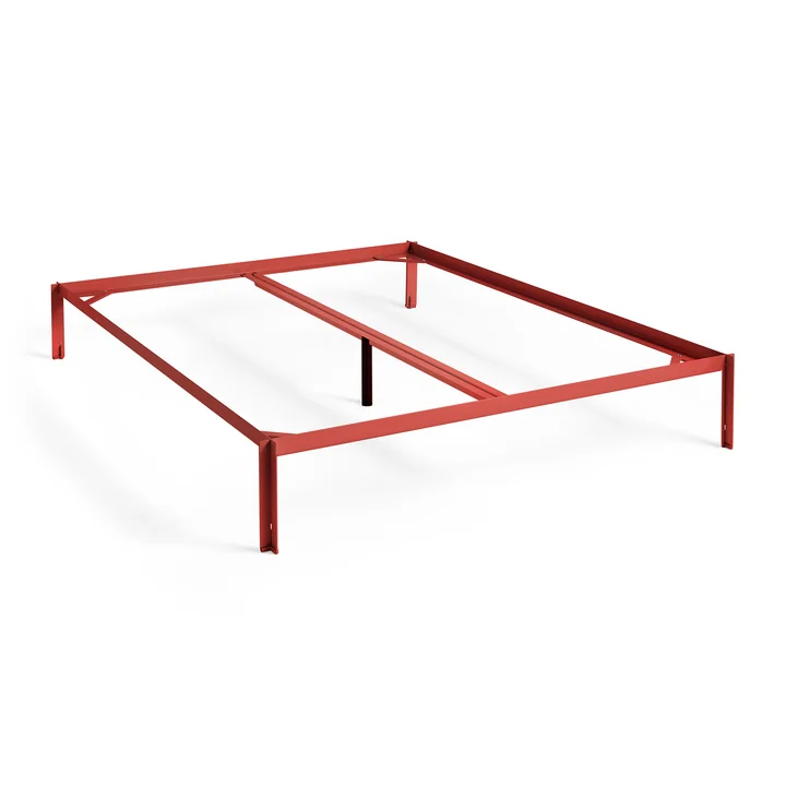 HAY - Connect Bett, 160 x 200 cm, maroon red