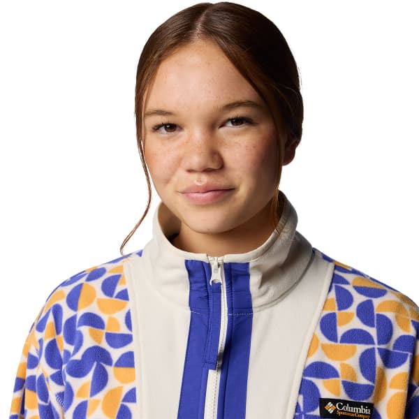 Veste polaire COLUMBIA BACKBOWL II PRINTED FULL ZIP FLEECE W SUNSTONE RETROSCAPE PRINT/CHALK