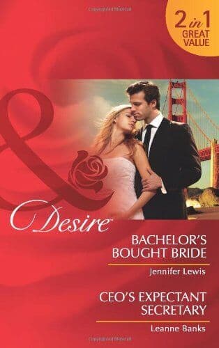 Bachelors Bought Bride & CEO’s Expectant Secretar by Jennifer Lewis Paperback Book Pre-Owned English