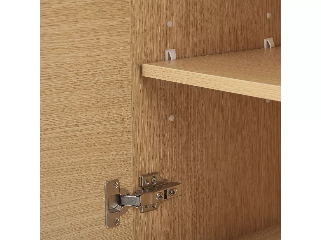 Armoire murale de salle de bains MATARO 40 cm 35 cm 132 cm Marron clair