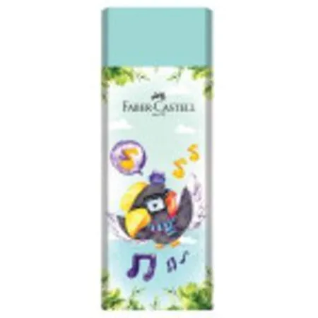 Faber-Castell Radierer Happy Jungle, 1 Stück, 4-fach sortiert