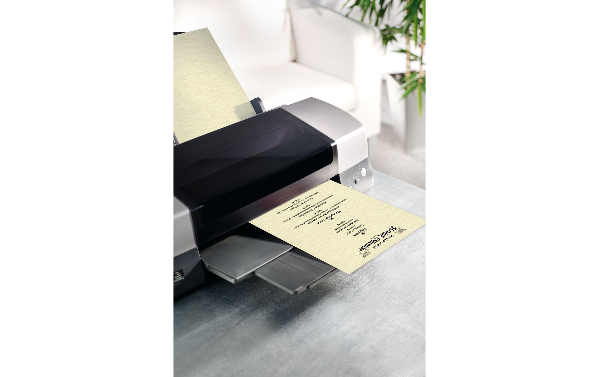 Perga Marmorpapier, Champagne, A4, 100 BlattMarmorpapier