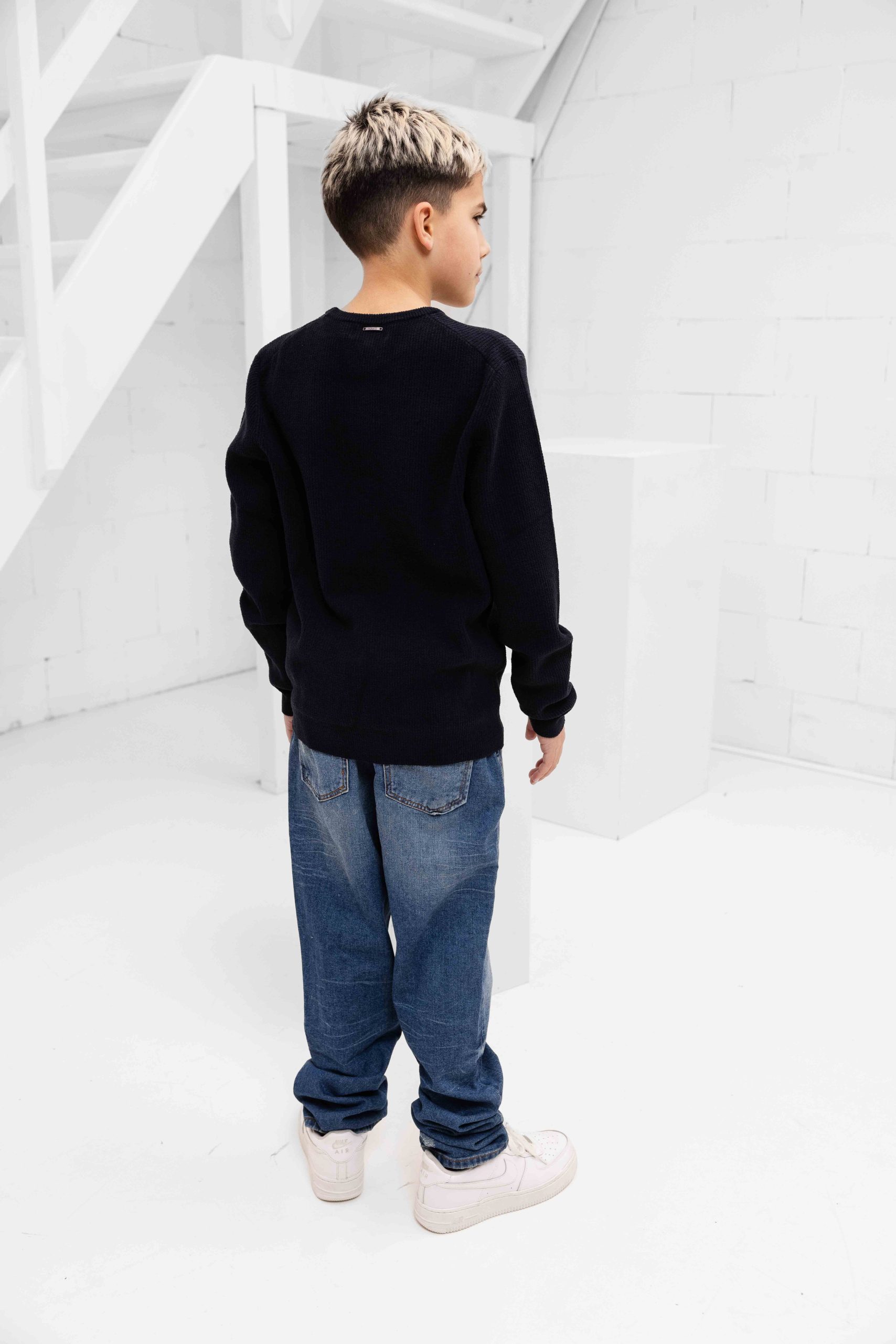 Antony Morato Maglione Sweater Kids Donkerblauw