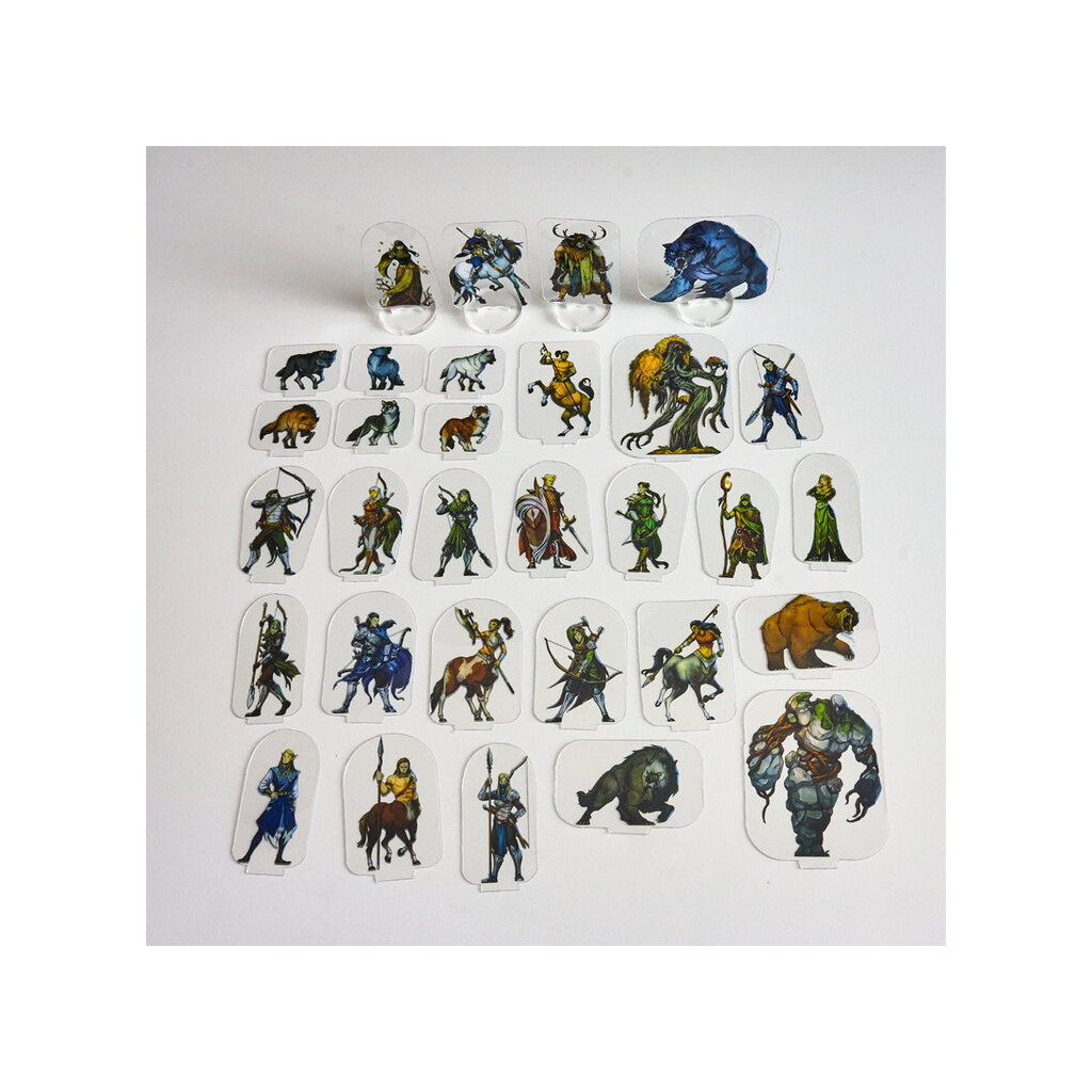 Flat Plastic Miniatures - The Grove Horde - 31 Pieces