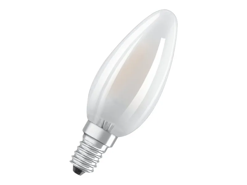 OSRAM LED BASE CLASSIC B - LED-lyspære - form: B35 - E14 - 4 W (tilsvarende 40 W) - klasse E - varmt hvidt lys - 2700 K