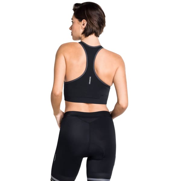 Brassière trail ODLO SPORTS BRA SEAMLESS M CERAMIC BLACK MELANGE