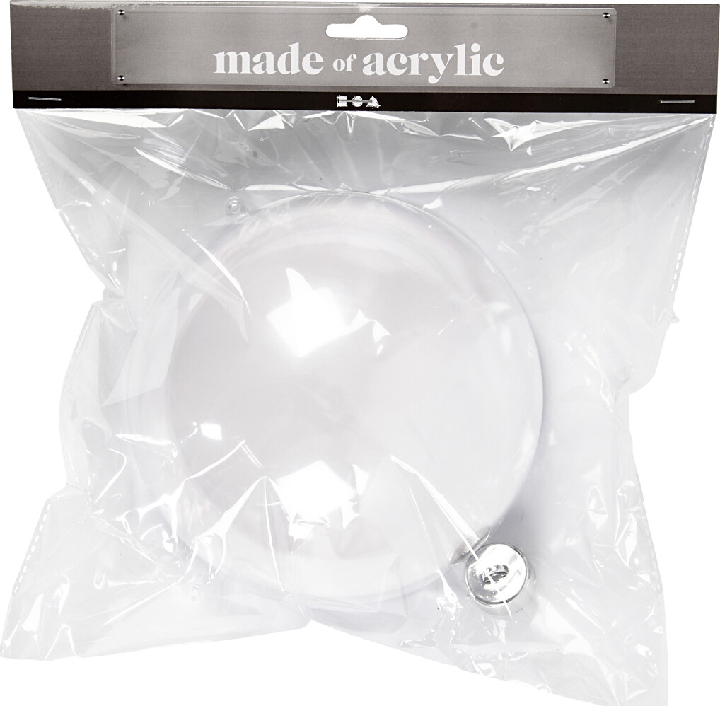 Deko-Kugle - Ø 15,6 CM - Transparent - 1 Stk