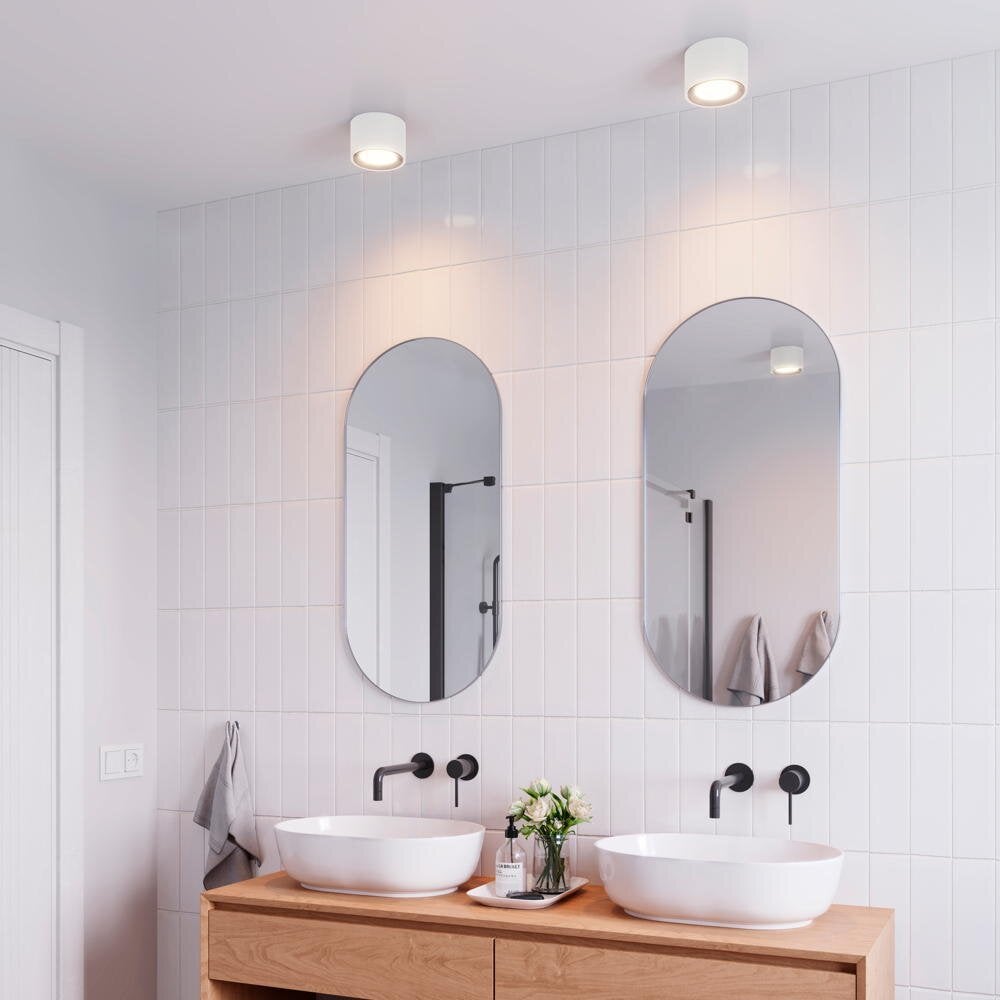 LED plafondspot Landon in wit 6,5W 600lm IP44