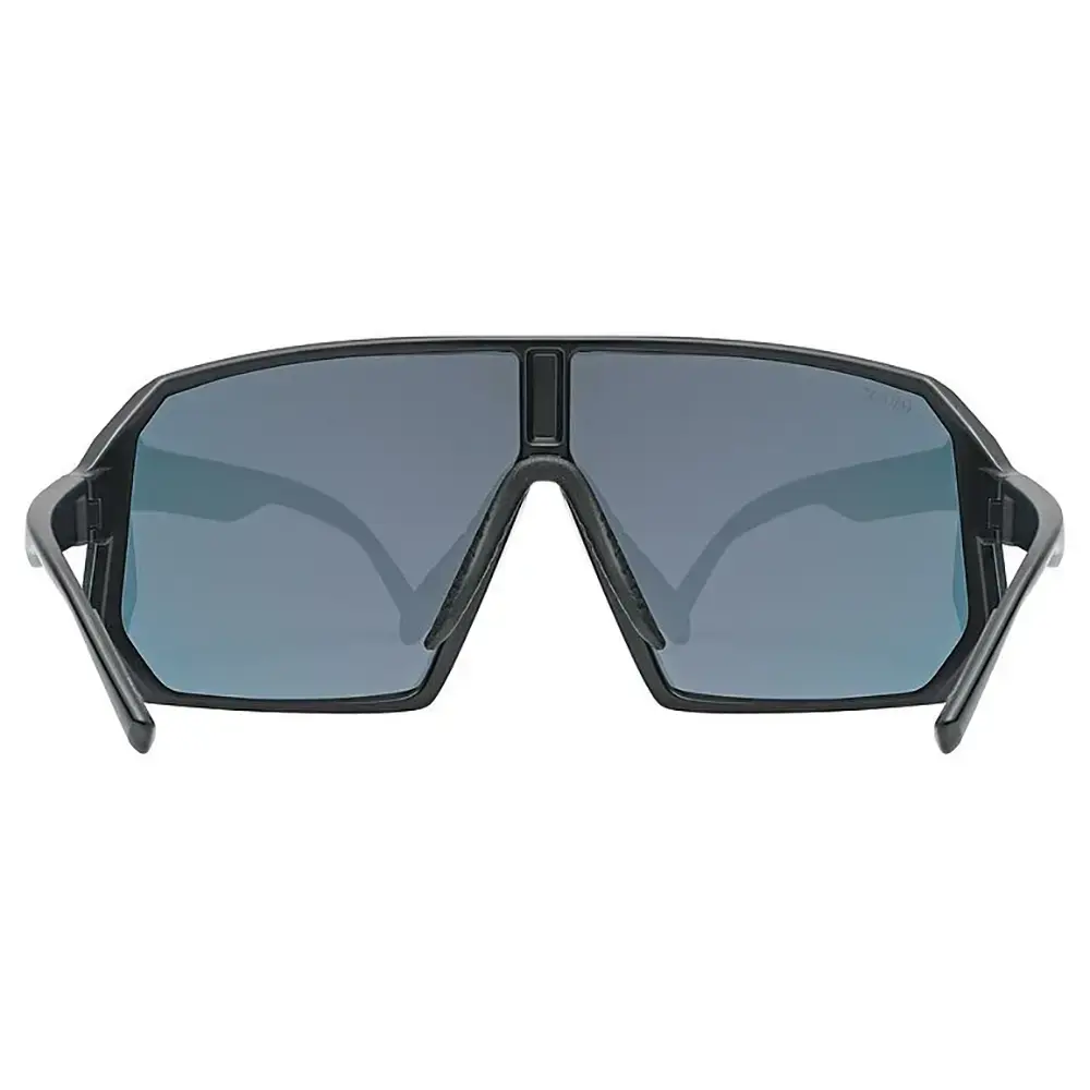 Uvex Sportstyle 237 Sport Zonnebril Mat Zwart met Mirror Red Lens