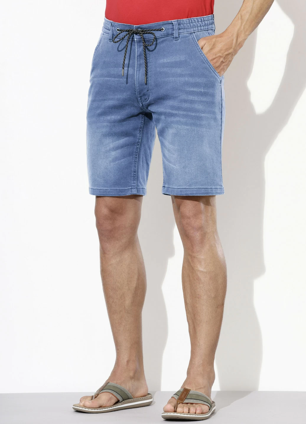 Legere Jeans-Bermudas in 3 Farben