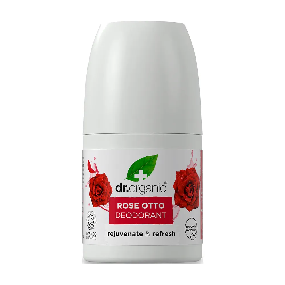 Dr. Organic Rose Otto Roll-On Deodorant - 50 ml